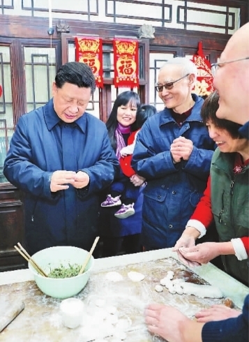 习近平春节前夕视察慰问驻天津部队 向全体人民解放军指战员武警部队官兵军队文职人员民兵预备役人员致以新春祝福
