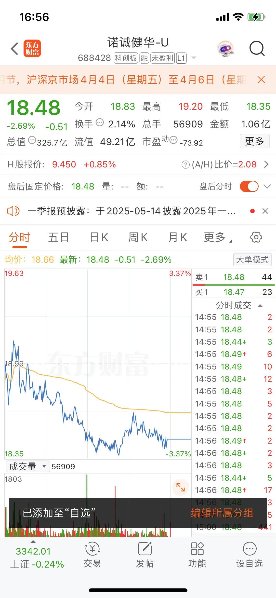 BD加持，诺诚健华首次季度盈利！奥布替尼一季度大卖超3亿元，账上还有逾77亿元